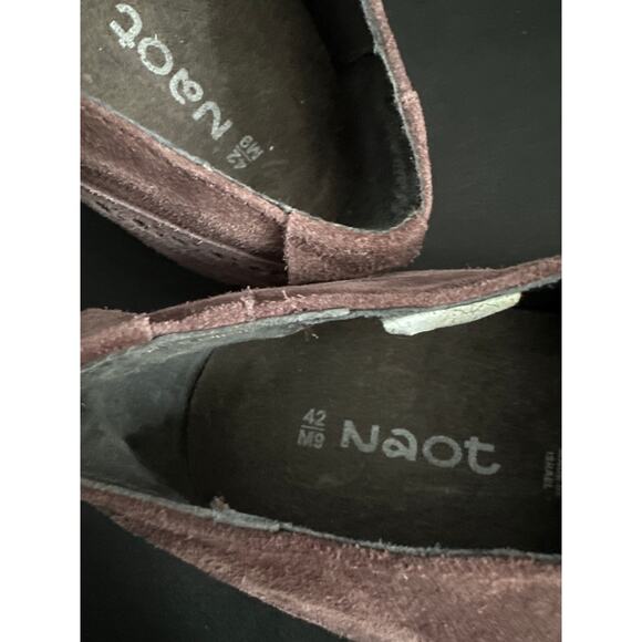 NAOT Bondos Lace Up Oxford Dress Shoe Loafer in 
Cordovan Soft Suede NEW Size 42 main image 16